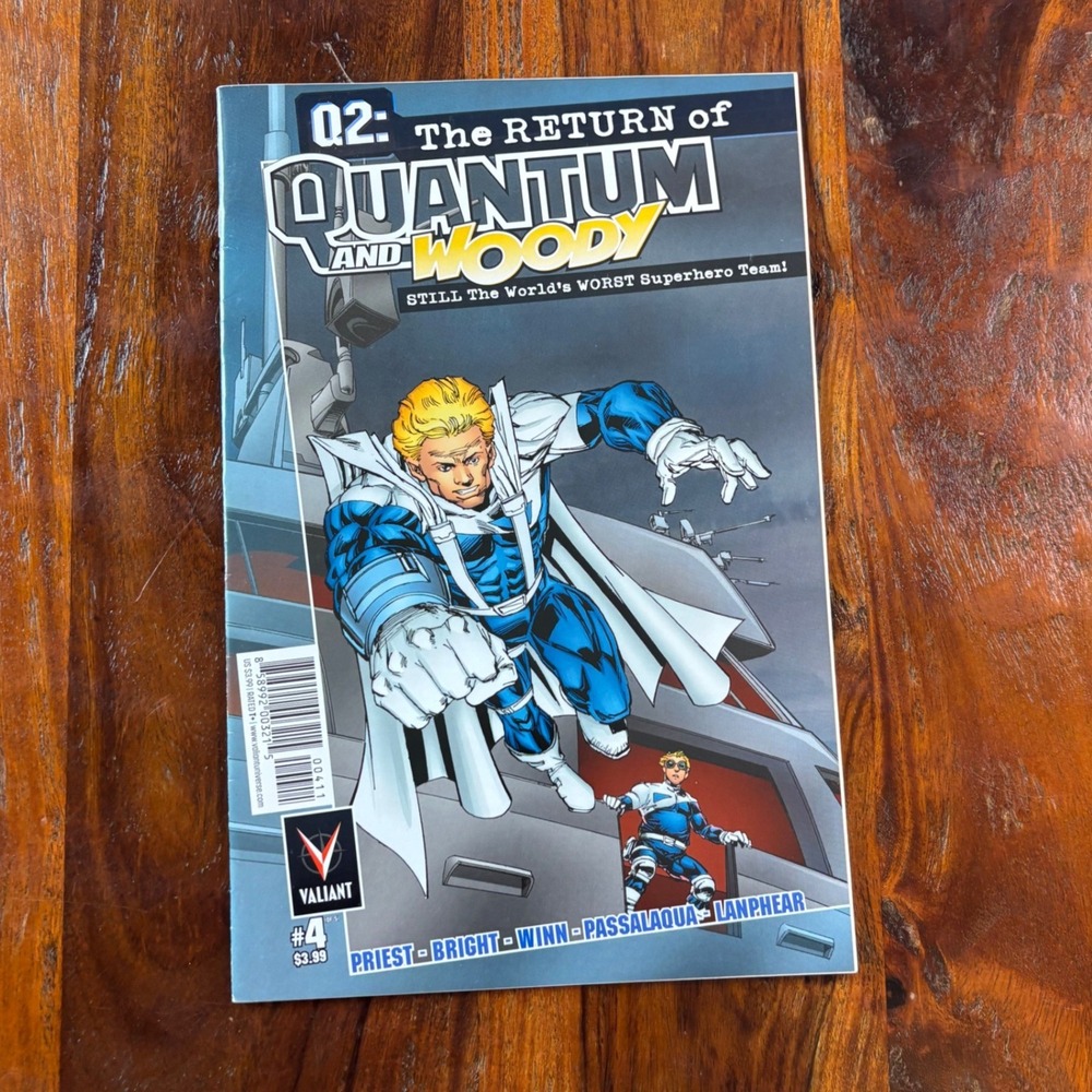 Q2 The Return of Quantum and Woody 4 Valiant Comics Priest Bright 2015 issue